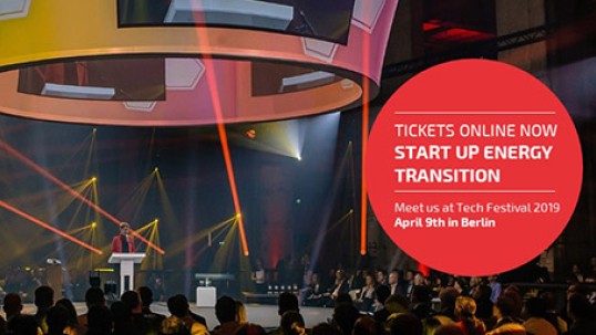 Start Up Energy Transition Award 2019: Finalists nominated